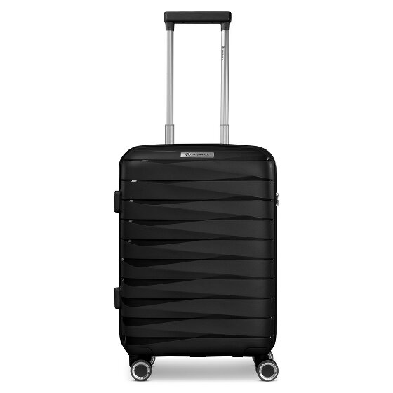 Franky London 4 kółka Walizka kabinowy S 55 cm z plisą rozprężną