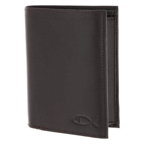 oxmox Leather Portfel Ochrona RFID Skóra 10 cm