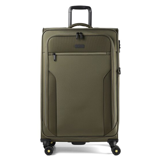 d&n Travel Line 9704 4 kółka Walizka L 78 cm z plisą rozprężną