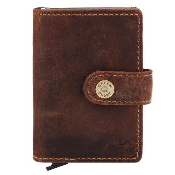 Greenburry Vintage Portfel Ochrona RFID Skórzany 7.5 cm
