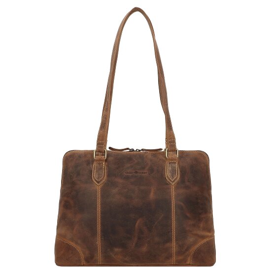 Greenburry Vintage Shopper Bag Skórzany 37 cm Komora na laptopa