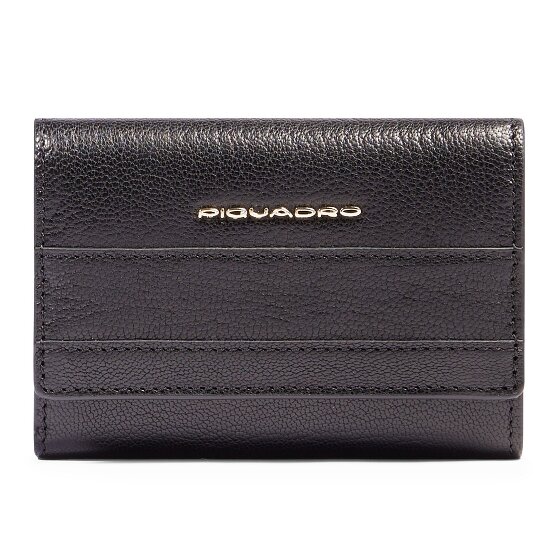 Piquadro Patricia Portfel Ochrona RFID Skórzany 9 cm