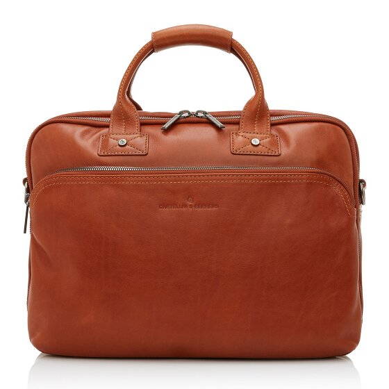 Castelijn & Beerens Firenze Briefcase RFID Leather 43 cm Komora na laptopa