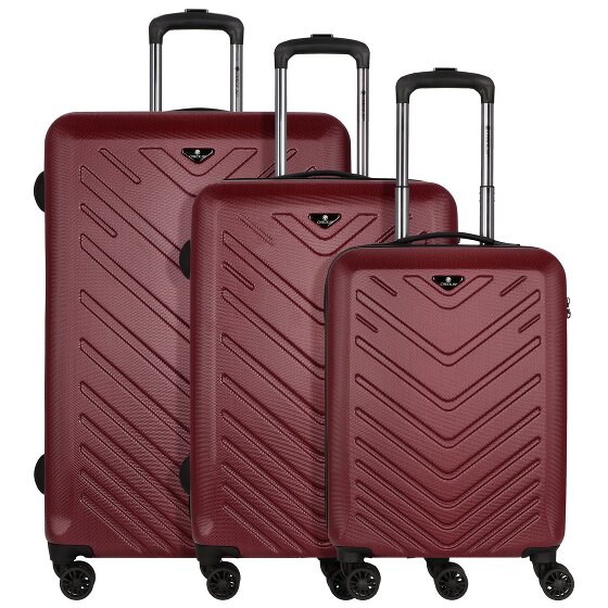Check.In Milan 4-Wheel Luggage Set 3szt.