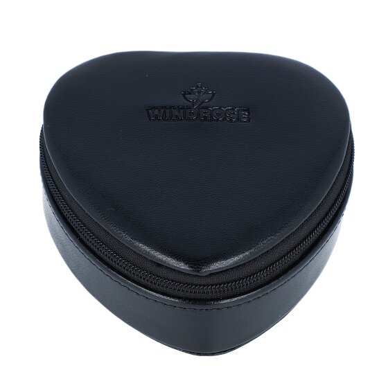 Windrose Merino Moda Leather Jewellery Box 9 cm