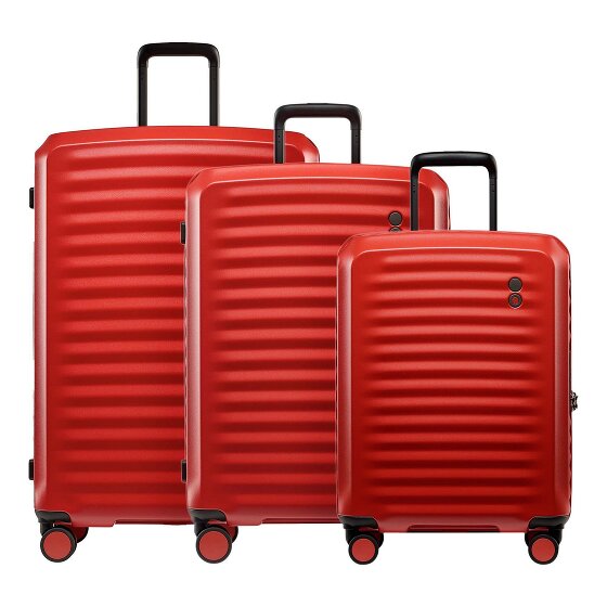 Echolac Oxygen 4 kółka Zestaw walizek 3-części z plisą rozprężną