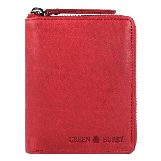 Greenburry Vintage Washed Leather Wallet 10 cm