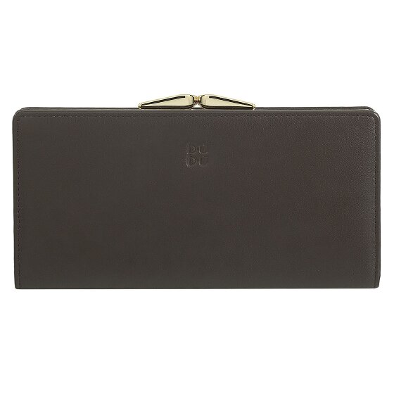 DuDu Portfel Ochrona RFID Skórzany 19.5 cm
