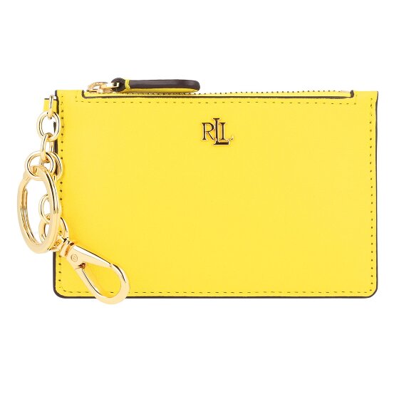 Lauren Ralph Lauren Zip Card Portfel z kluczem Skórzany 13 cm