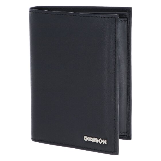 oxmox Leather Portfel Ochrona RFID Skóra 10 cm