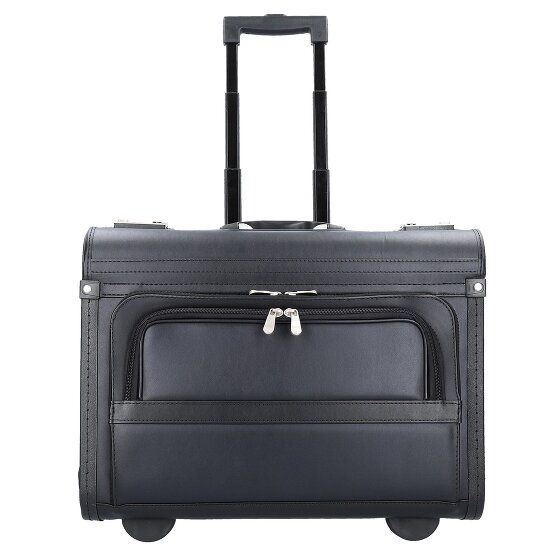 Dermata Walizka Pilot Trolley 48 cm z przegrodą na laptopa