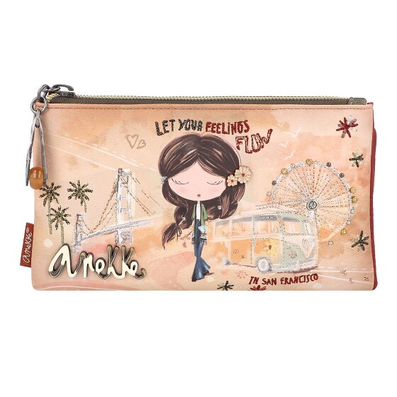 Anekke Peace & Love Portfel Ochrona RFID 17.5 cm
