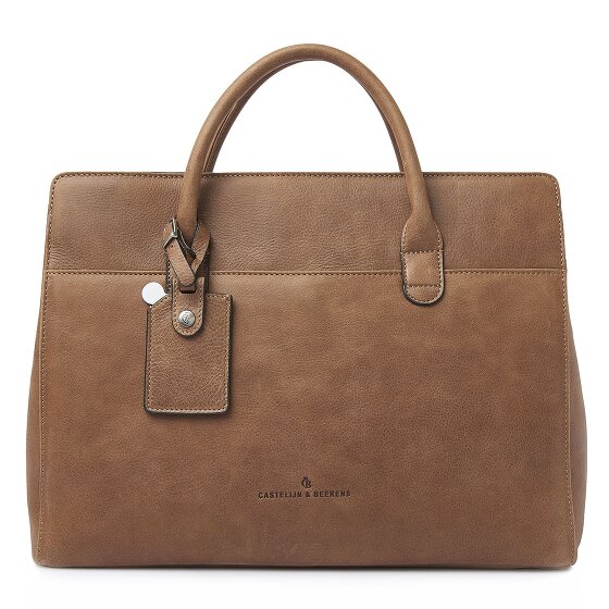 Castelijn & Beerens Carisma Shopper Bag Ochrona RFID Skóra 41 cm Komora na laptopa