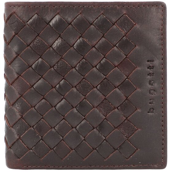 bugatti Tkany portfel skórzany 11 cm