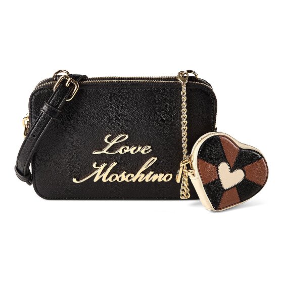 Love Moschino Heart Charm Torba na ramię Skórzany 20 cm