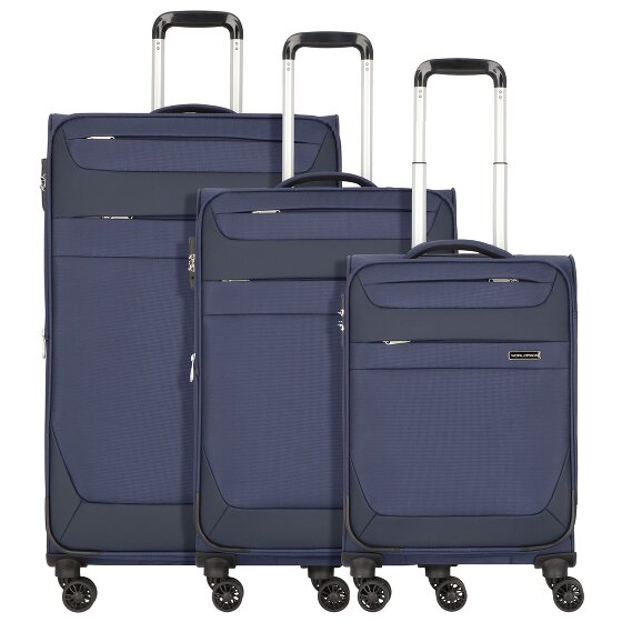 Worldpack Dublin 4 kółka Zestaw walizek 3-części z plisą rozprężną