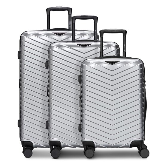 Redolz Essentials 18 4 kółka Zestaw walizek 3-części z plisą rozprężną