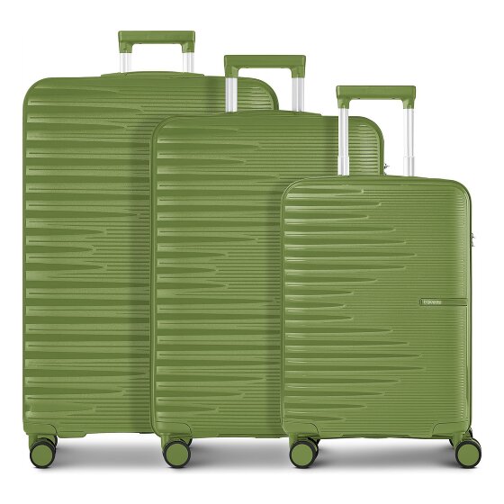 Travelite Pacific 4 kółka Zestaw walizek 3-części