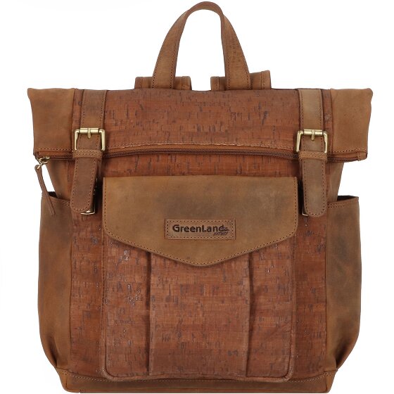 Greenland Nature Nature Plecak skórzany 38 cm Komora na laptopa