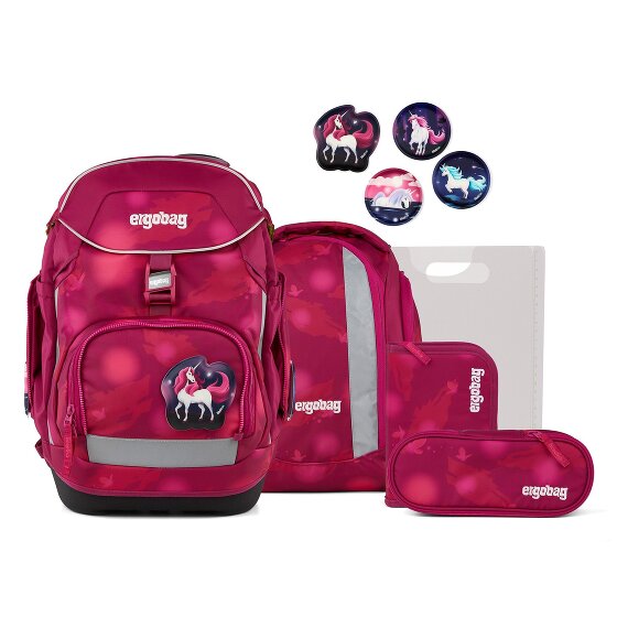 Ergobag Zestaw tornistrów 6 szt. z zestawem rzepów