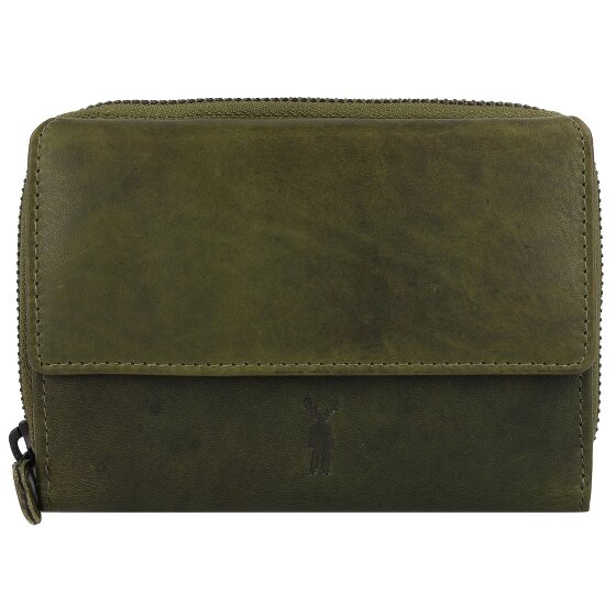 Jack Kinsky Risör Portfel Ochrona RFID Skórzany 14 cm