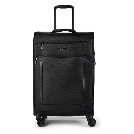 d&n Travel Line 9804 4 kółka Walizka M 68 cm z funkcją poszerzenia
