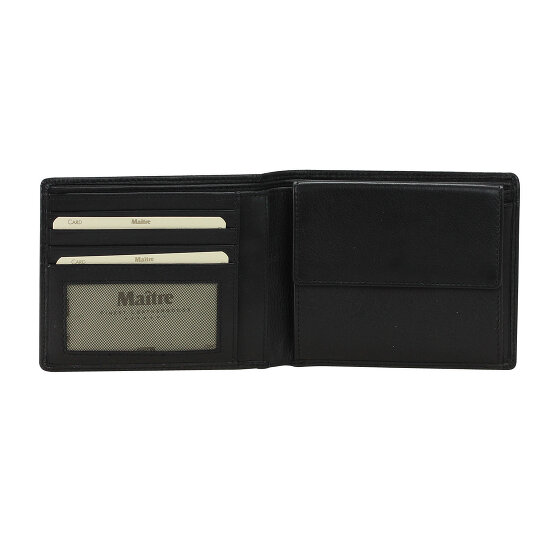 Maître Fusto portfel skórzany 12,5 cm