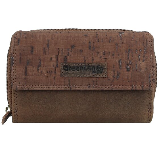 Greenland Nature Portfel RFID skórzany 14 cm
