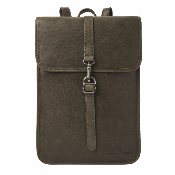 Castelijn & Beerens Skórzany plecak Carisma RFID z przegrodą na laptopa 41 cm