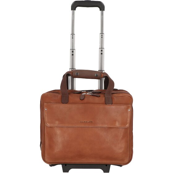 Harold's Ivy Lane 2 kółka Walizka biznesowa Skóra 36 cm Komora na laptopa