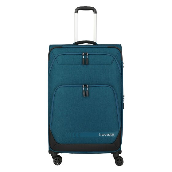 Travelite Kick Off 4 kółka Walizka L 78 cm z funkcją poszerzenia