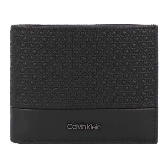 Calvin Klein Nano Portfel Ochrona RFID Skórzany 11 cm