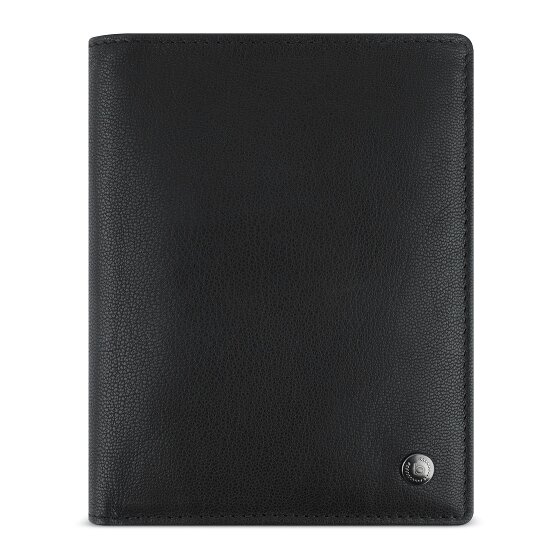 bugatti Black Magic Portfel Skórzany 12 cm