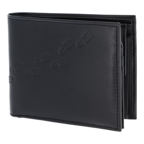oxmox Leather Portfel Ochrona RFID Skóra 12 cm
