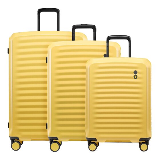 Echolac Oxygen 4 kółka Zestaw walizek 3-części z plisą rozprężną