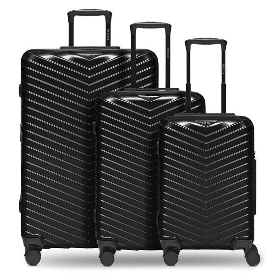 Redolz Essentials 18 4 kółka Zestaw walizek 3-części z plisą rozprężną