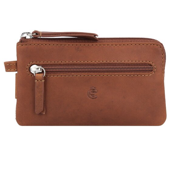 Esquire Dallas Portfel z kluczem Skórzany 13 cm