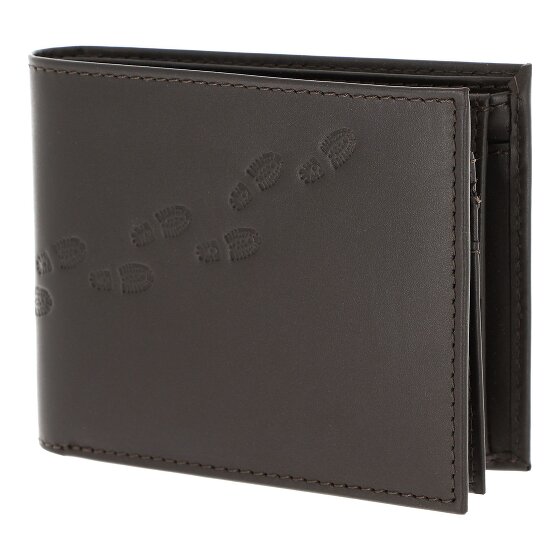 oxmox Leather Portfel Ochrona RFID Skóra 10 cm