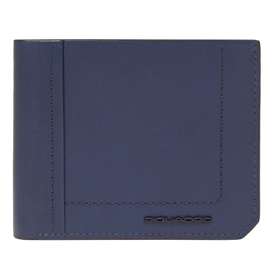 Piquadro Liko Portfel Ochrona RFID Skórzany 11 cm