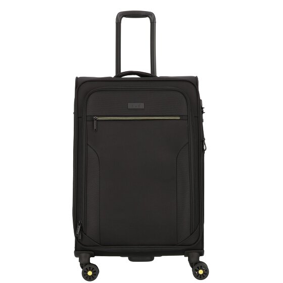 d&n Travel Line 9704 4 kółka Walizka M 68 cm z plisą rozprężną