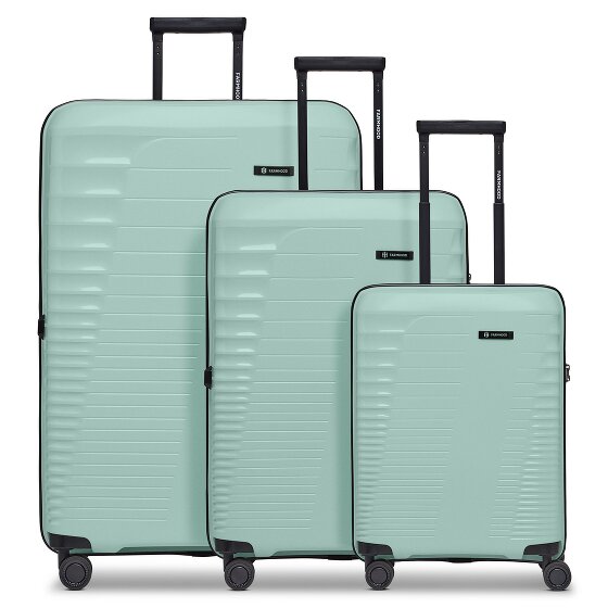 Farmhood Eco Edition 4 kółka Zestaw walizek 3-części z plisą rozprężną