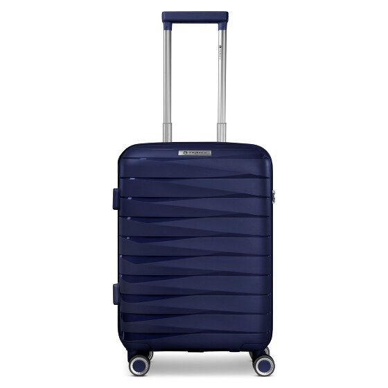 Franky London 4 kółka Walizka kabinowy S 55 cm z plisą rozprężną