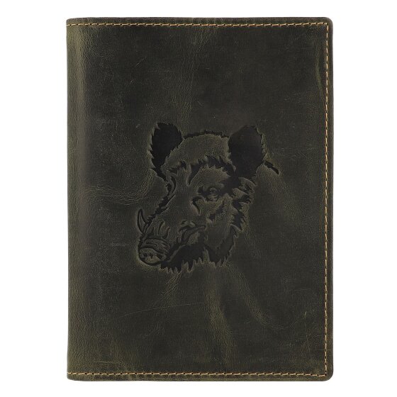 Greenburry Vintage Etui na dowód osobisty Skóra 9.5 cm
