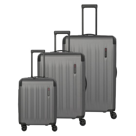 Travelite Dynamiic 4 kółka Zestaw walizek 3-części z plisą rozprężną