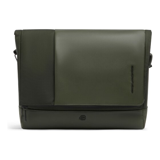 Piquadro Sync Torba typu Messenger Ochrona RFID Skóra 27 cm Komora na laptopa
