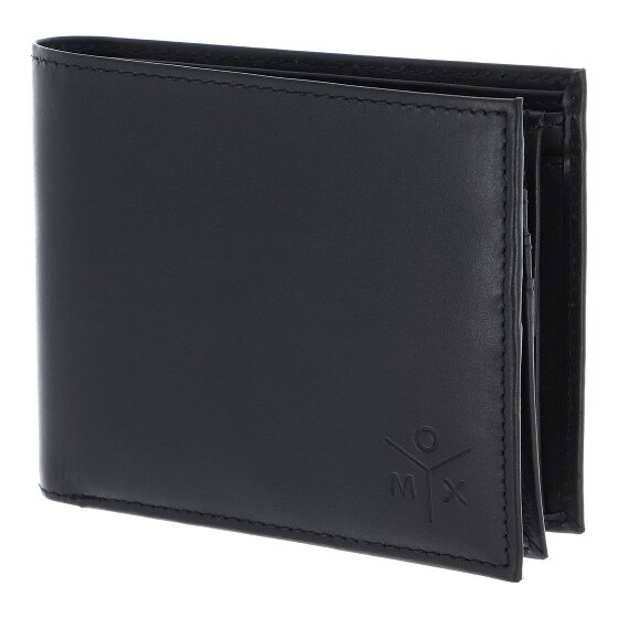 oxmox Leather Portfel Ochrona RFID Skóra 12 cm