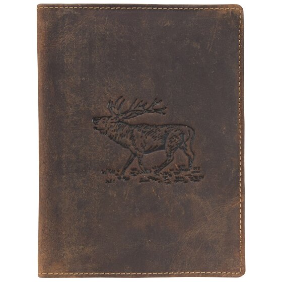 Greenburry Vintage Stag ID Case Leather 12 cm