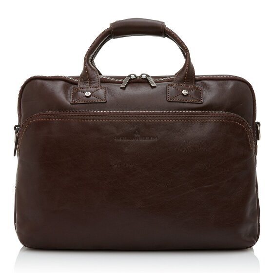 Castelijn & Beerens Firenze Briefcase RFID Leather 43 cm Komora na laptopa