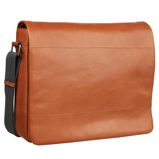 Leonhard Heyden Hamburg Briefcase Messenger Skóra 38 cm Komora na laptopa
