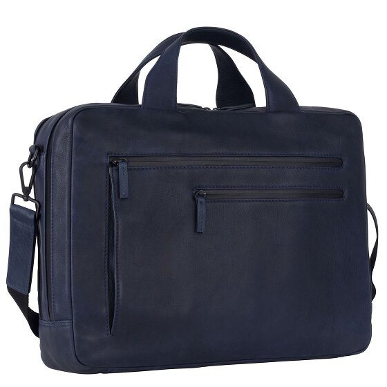 Leonhard Heyden Haga Teczka skórzana 40 cm Komora na laptopa